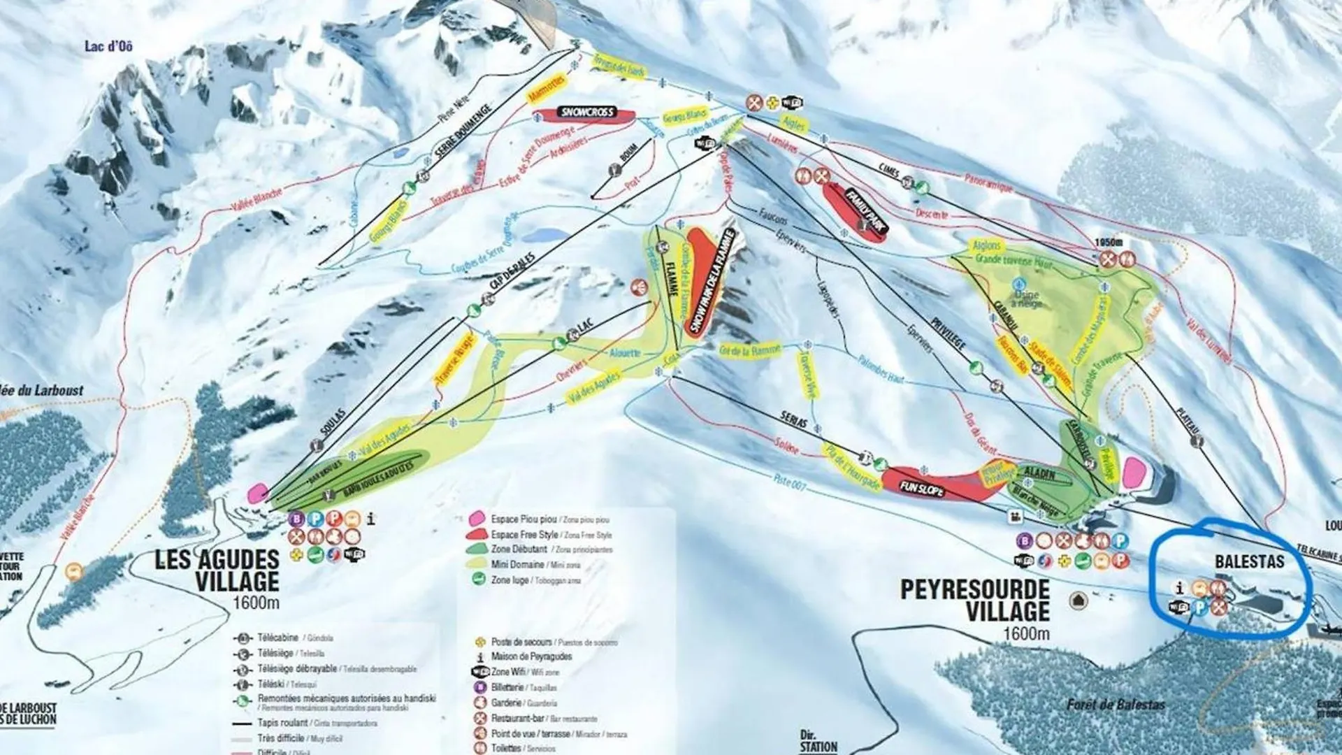 Peyragudes : Appart 8 Pers, Balcon, Parking, Wifi - Fr-1-695-51 점 프랑스